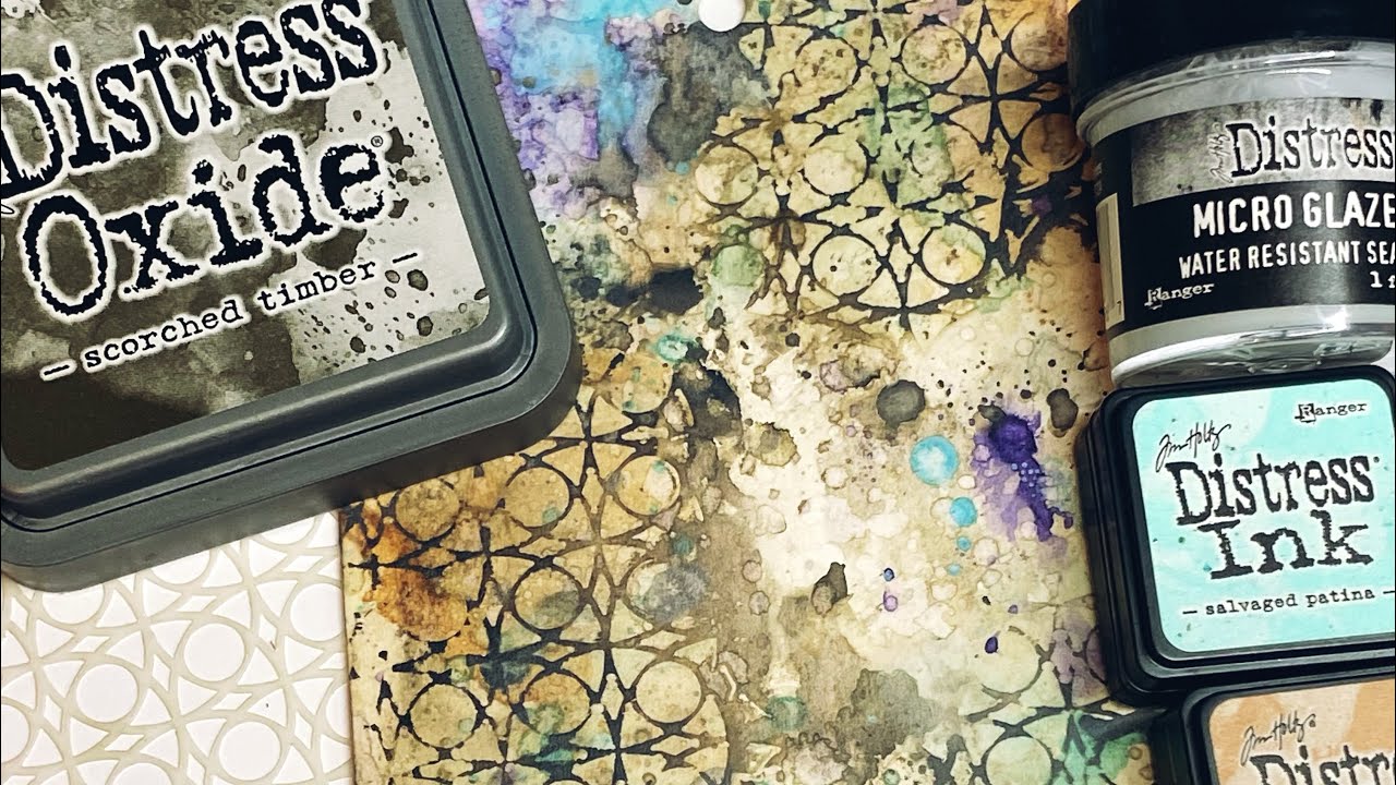 Background with Distress Micro Glaze