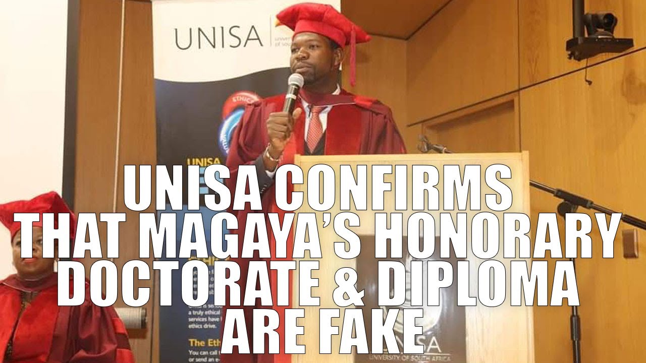Magaya Exposed: UNISA Confirms That Magaya's Honorary Doctorate & Diploma Are FAKE | Your Reaction ?