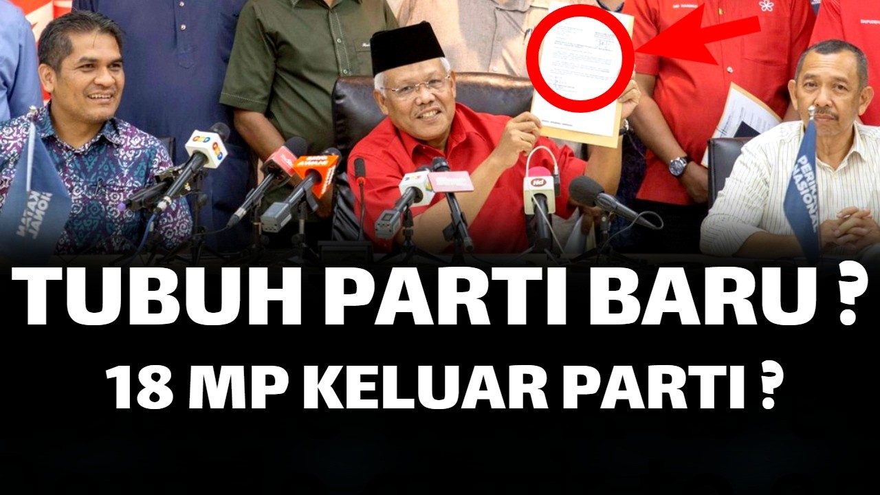 HAMZAH TUBUH PARTI BARU ? 18 MP BERSATU KELUAR PARTI ?