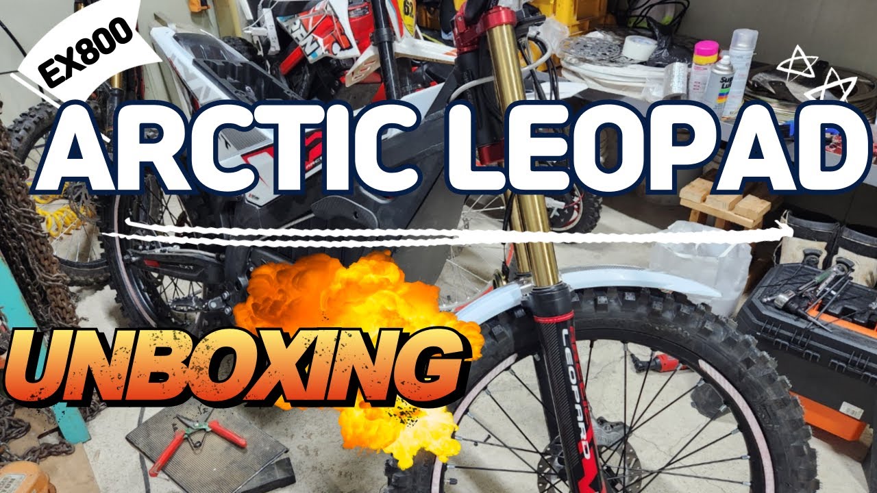 Arctic Leopard Electric Dirt Bike Unboxing