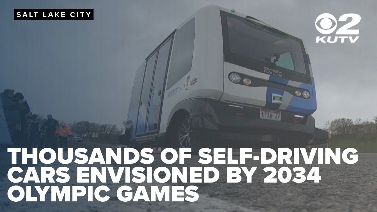 Thousands of Utah self-driving taxis, buses envisioned by 2034 Olympics