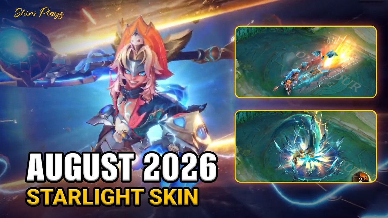 AUGUST 2026 STARLIGHT SKIN Gameplay & Skill Effects | August 2026 Starlight Skin