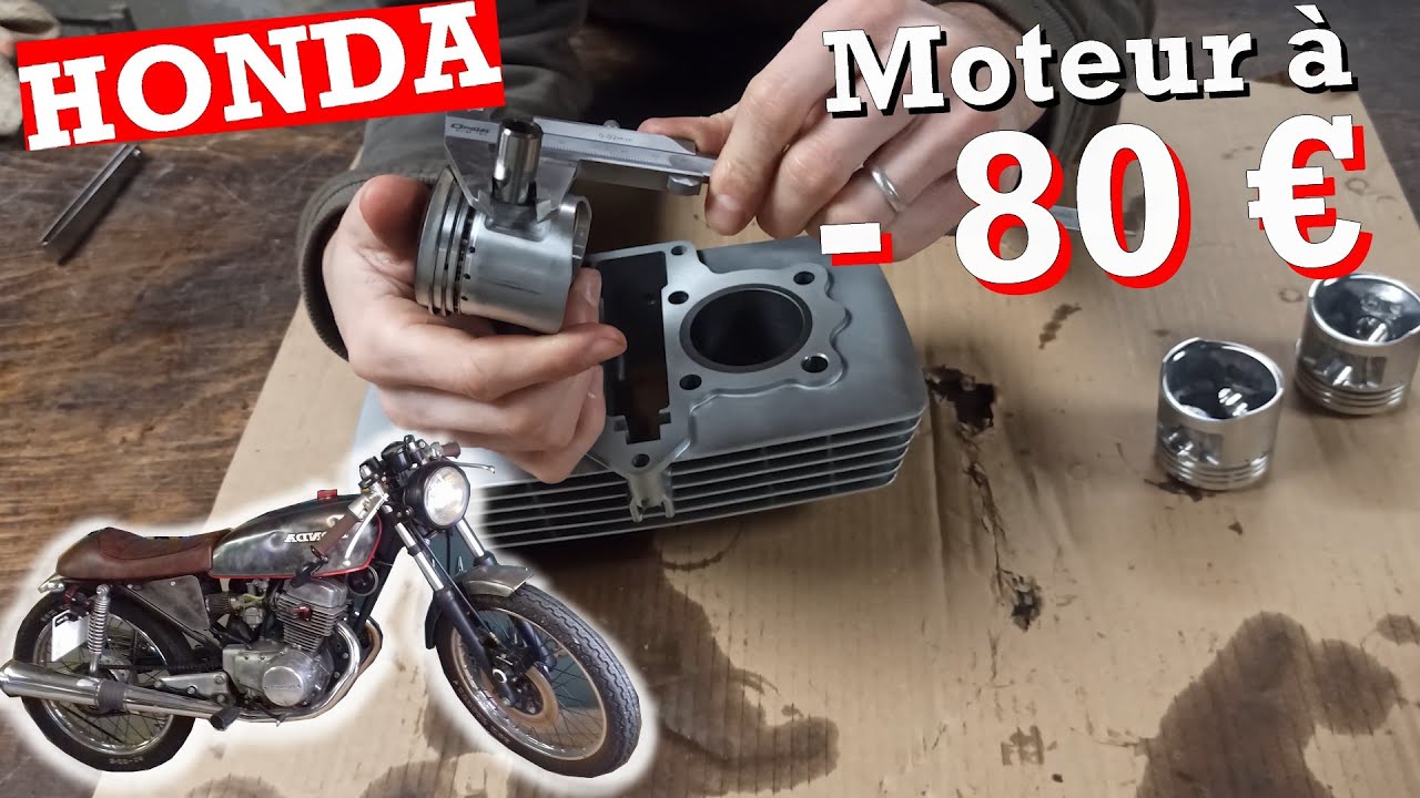 Analyse kit 150 cc HONDA à moins de 80 euros (bicylindre CB T et CM) EP 2