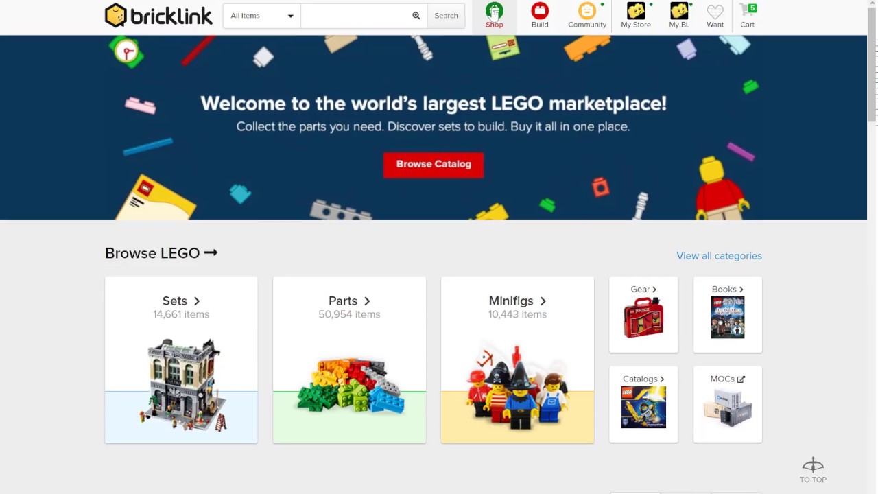 LEGO-onderdelen kopen op BrickLink