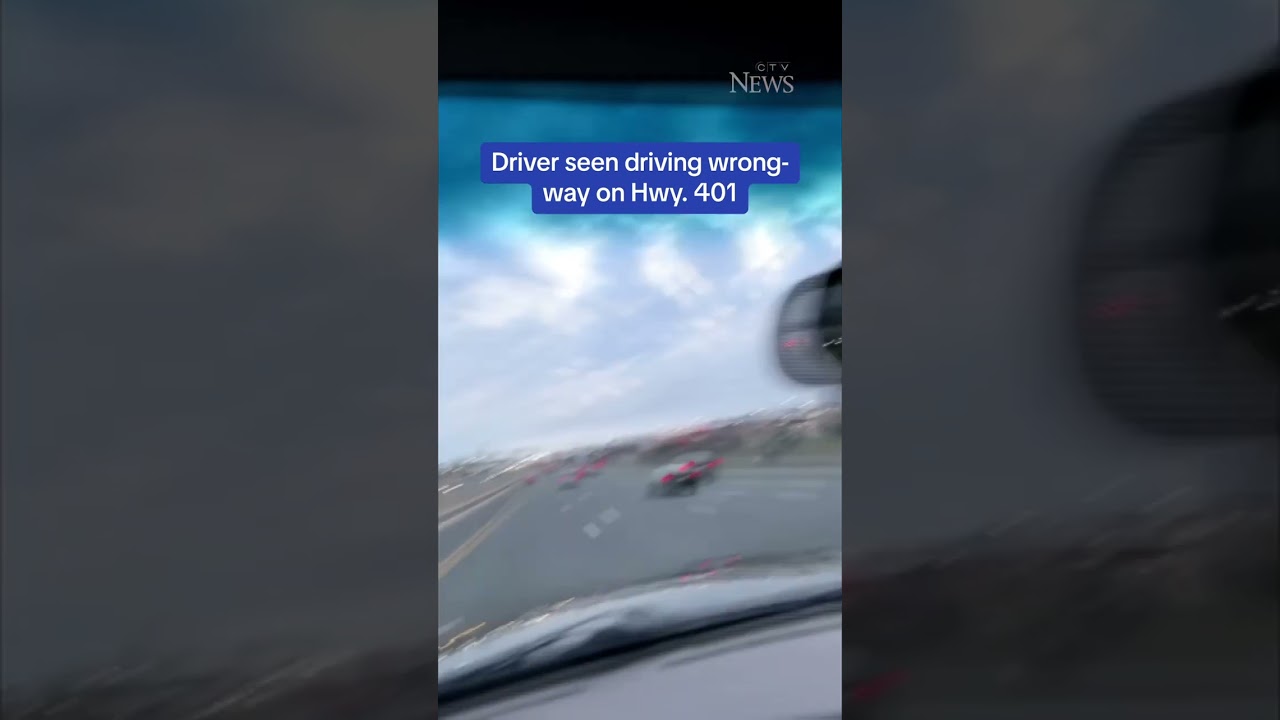 Driver seen driving wrong-way on Hwy. 401