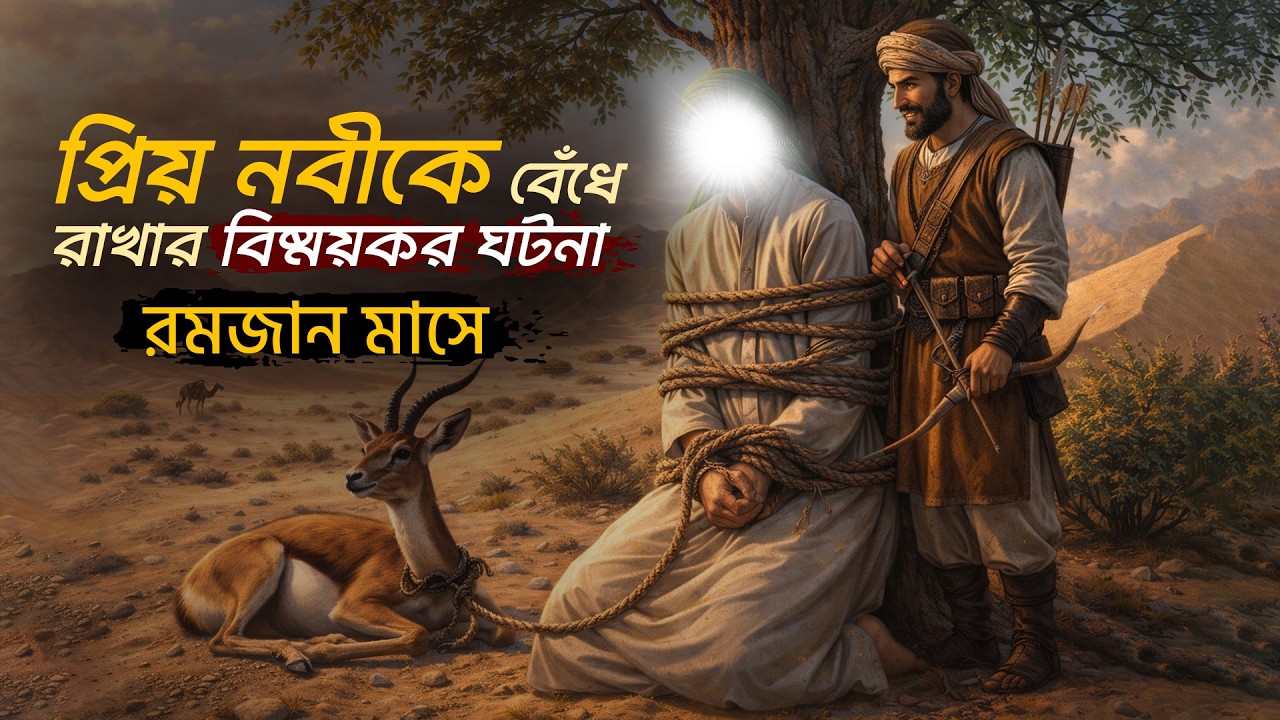 রমজান মাসে প্রিয় নবীকে বেঁধে রাখার বিষ্ময়কর ঘটনা | Ramadan | Islamic Stories