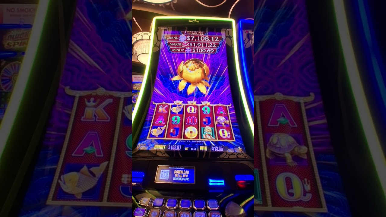 5DRAGONS NOS DIO JACKPOT FEATURE ##casinogames #slotscasinogames #casinoslots #jackpot #trend 