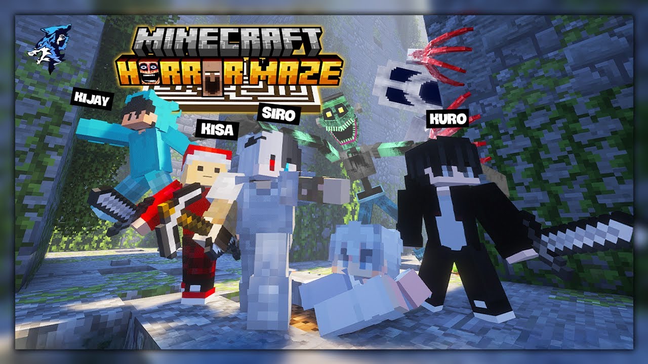 Minecraft 100 Ngày Thoát Khỏi Mê Cung Kinh Dị Phần 1 ! Siro, Kuro, Ozin Đón Người Mới Kisa Và Kijay