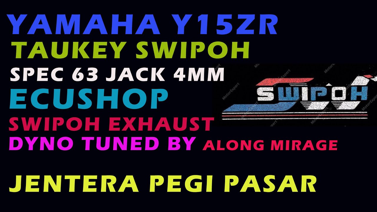 DYNO VLOG - JENTERA TAUKEY SWIPOH - JENTERA PERGI PASAR - 63 JACK 4MM - SW IPOH - ECU SHOP NK RACING