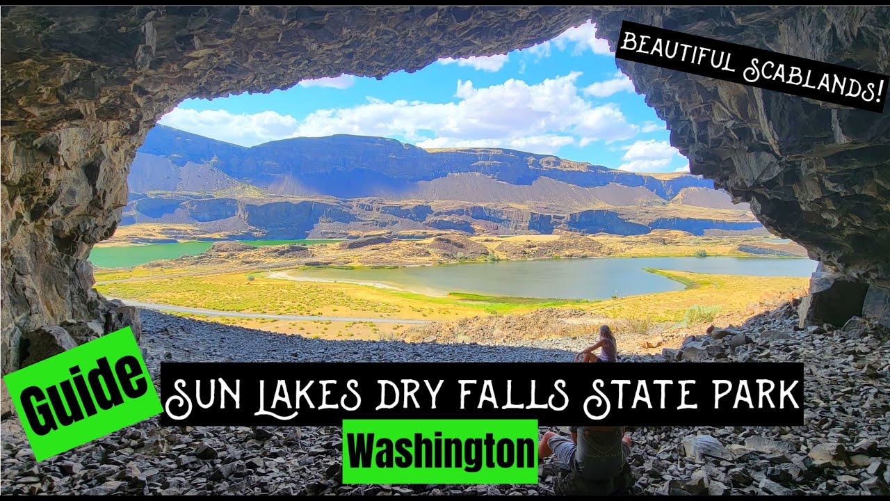 Guide to SUN LAKES DRY FALLS STATE PARK Washington | Scablands, Deep Lake & Lake Lenore Caves Trail