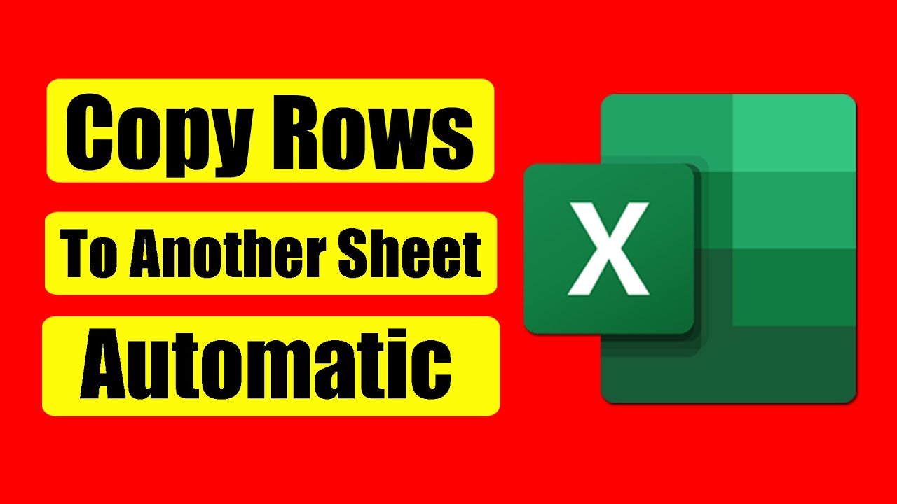 How To Automatically Copy Rows To Another Worksheet Based On Text