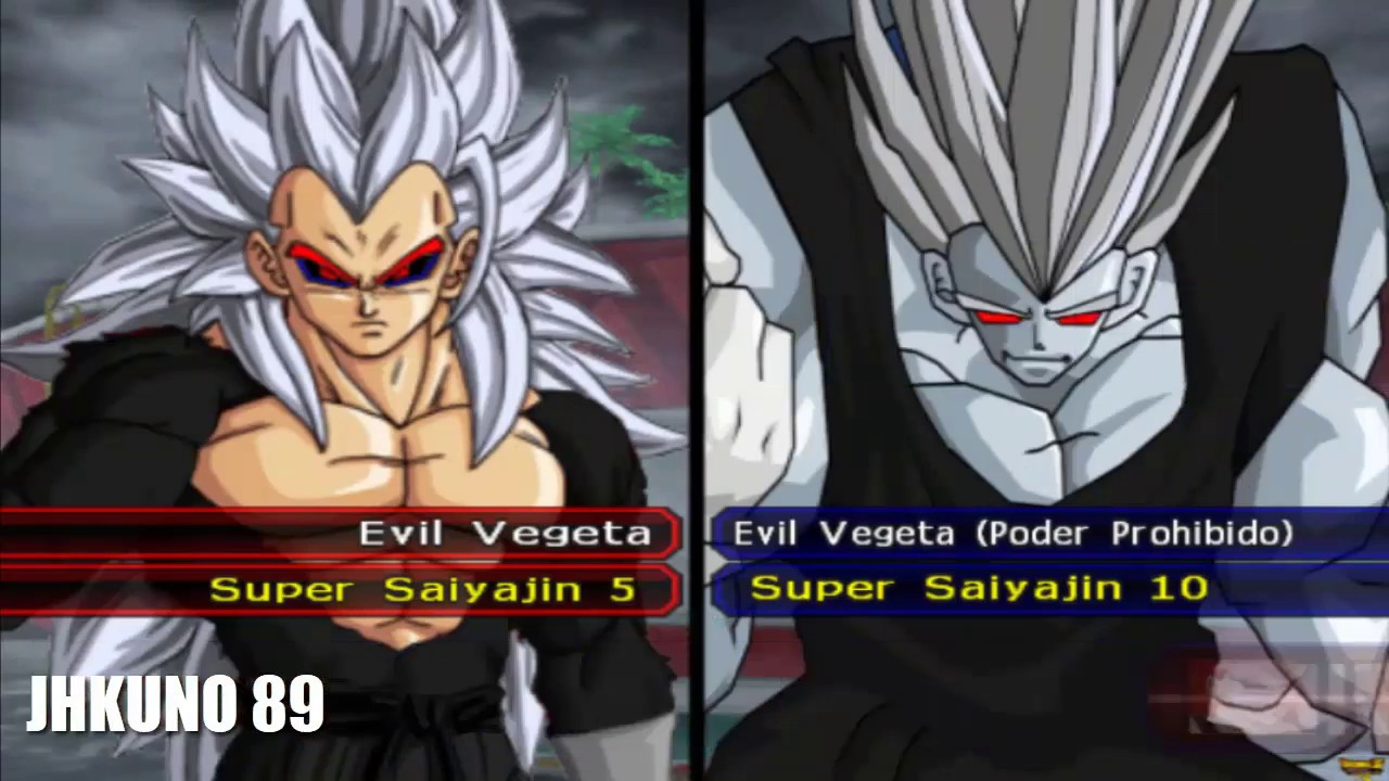AF INICIAL vs AF PROHIBIDO | EVIL VEGETA SSJ 5 TEAM vs EVIL VEGETA SSJ 10 PODER PROHIBIDO TEAM