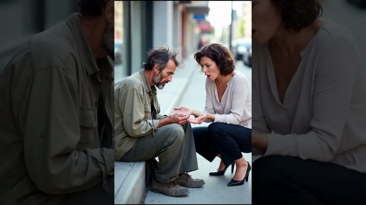 HOMELESS MAN SAVES THE WOMAN AND RECEIVES A SURPRISED REWARD