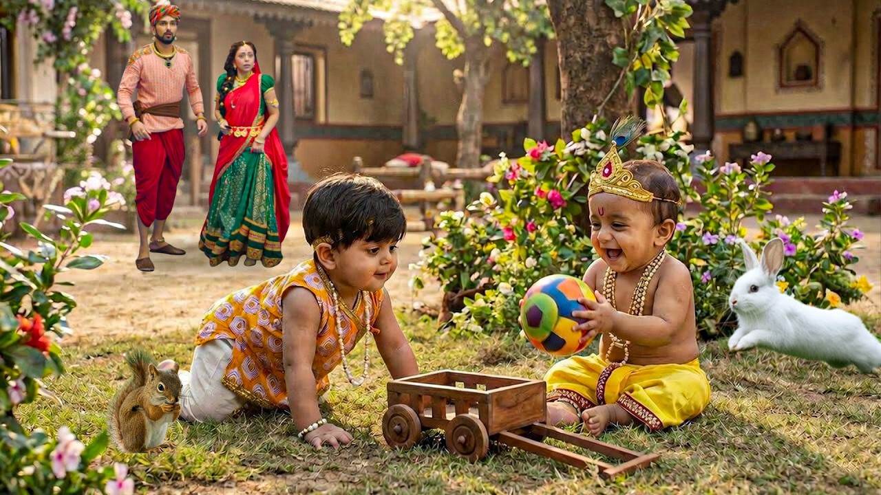 मैया यशोदा की आंखों में खुशी के आँसू – ऐसी थी दोनों भाइयों की लीला | YASHOMATI MAIYYA KE NANDLAL