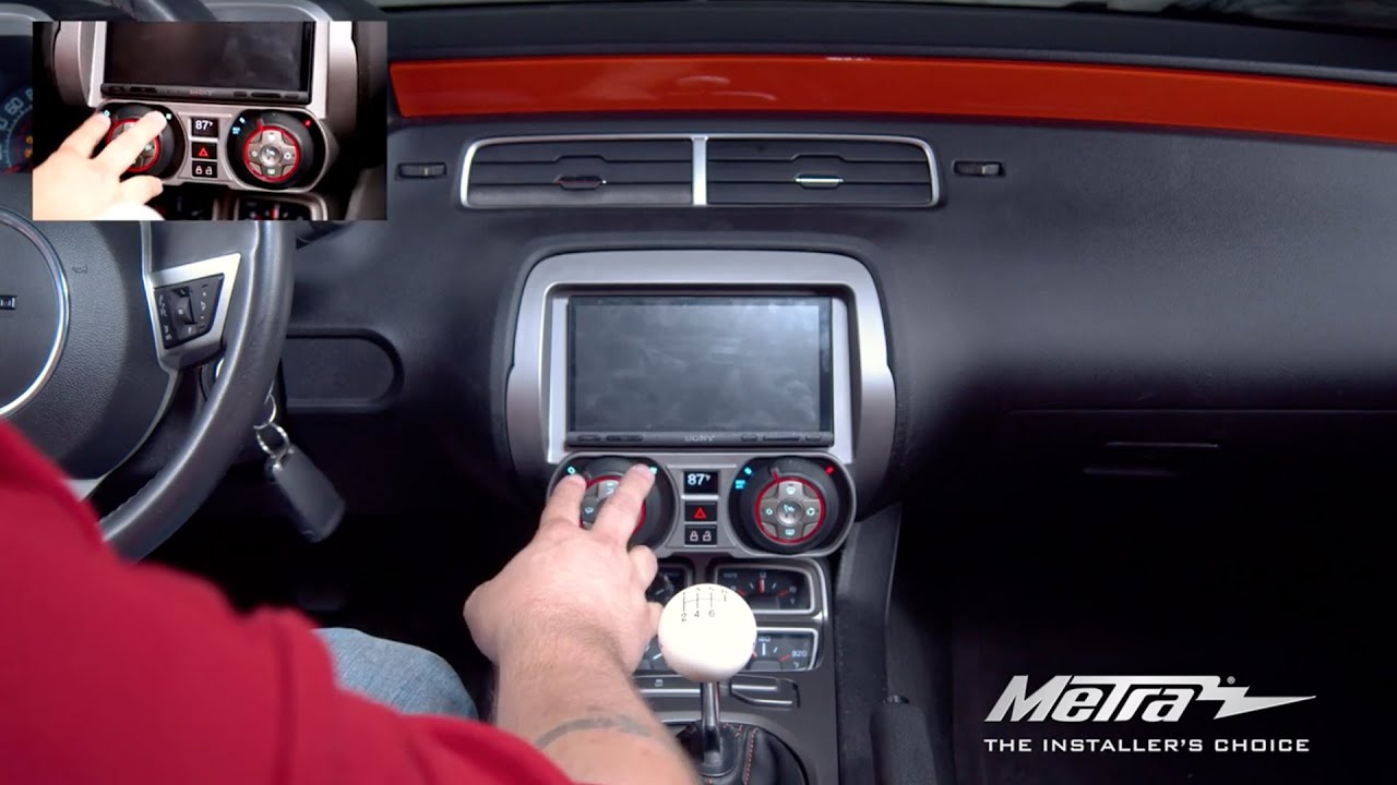 Dash Kit Installation - Fits 2010-2015 Chevrolet Camaro (99-3028S/99-3010S)