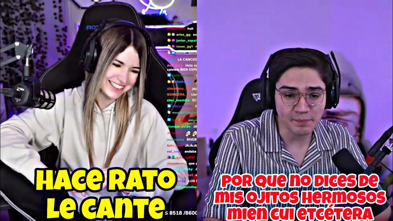 elMariana se enoja con la Rivers porque no le canta 