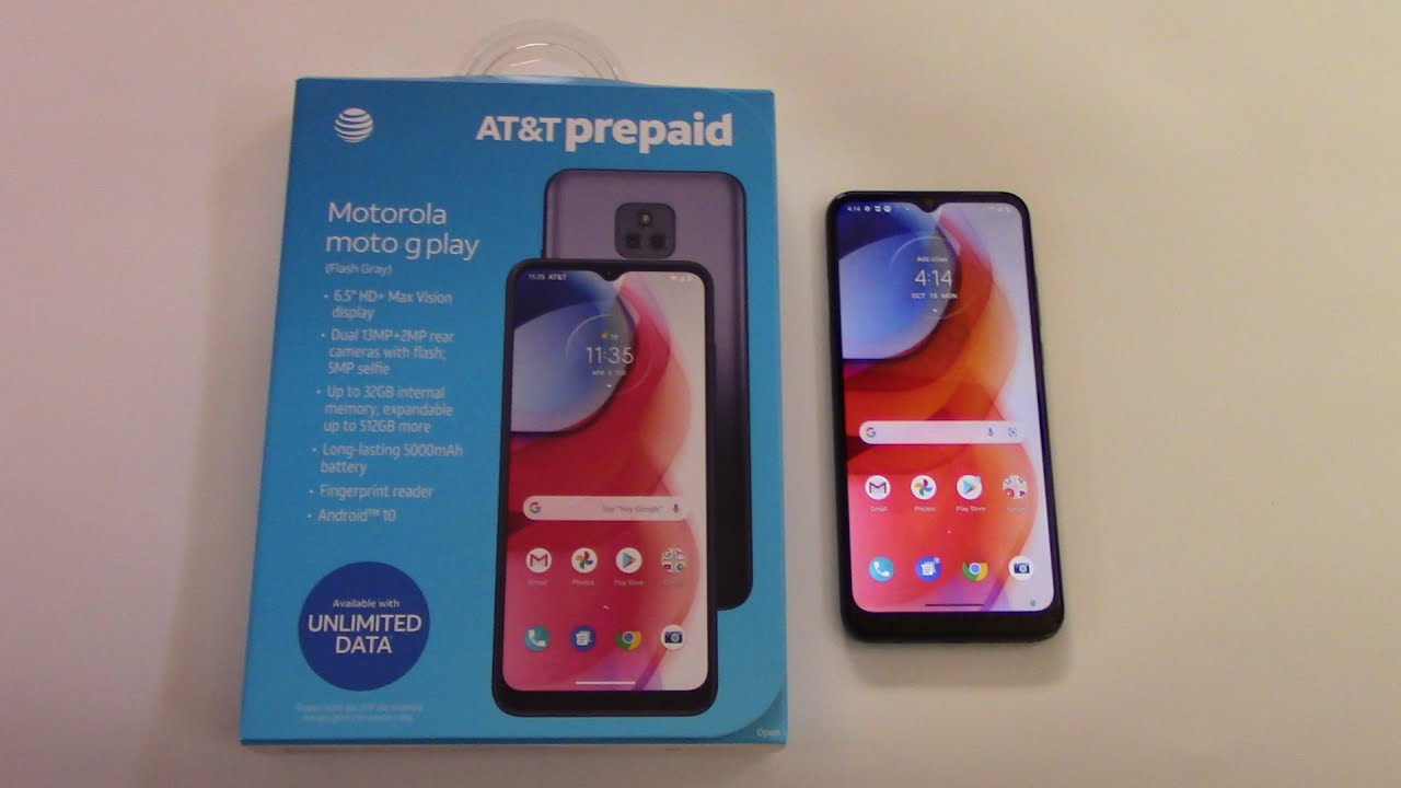 Предоплаченный Motorola Moto G Play от AT&T (2021) — распаковка и первые впечатления