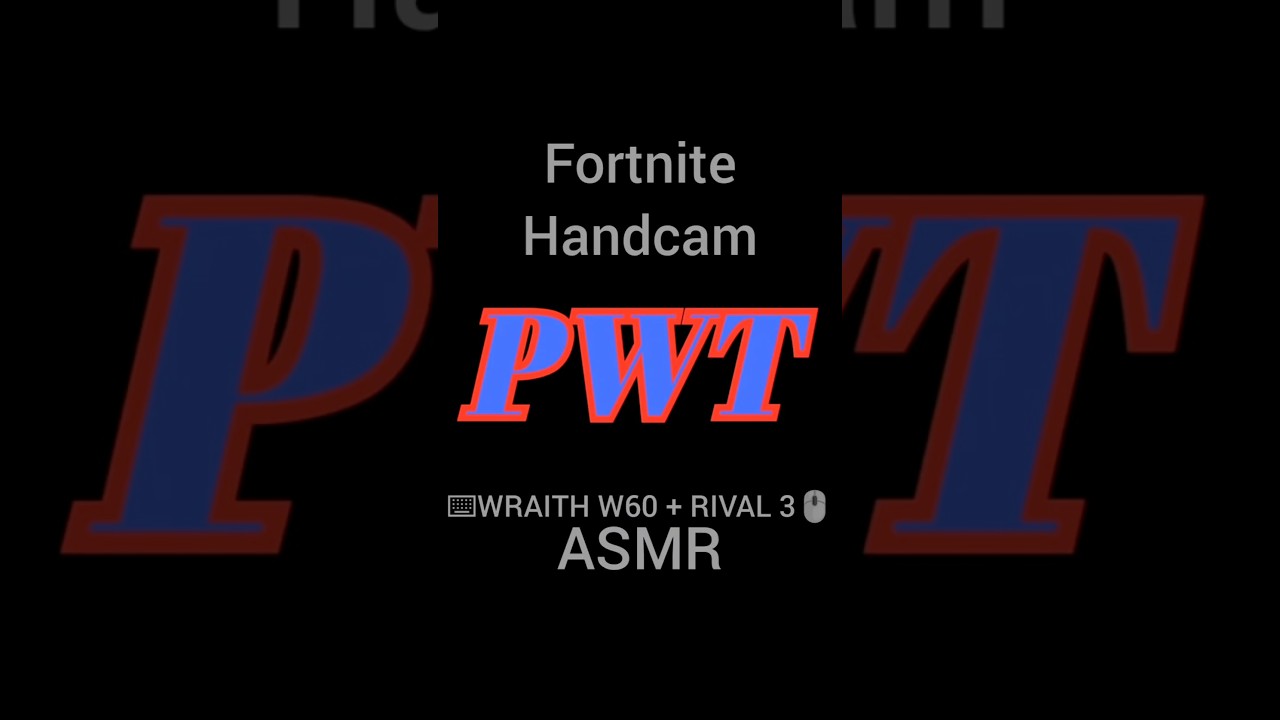 FORTNITE HANDCAM ⌨️WRAITH W60 + RIVAL 3🖱