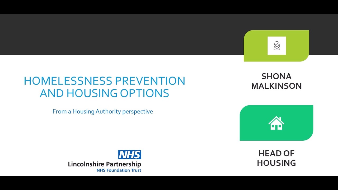 Homelessness prevention and Housing Options