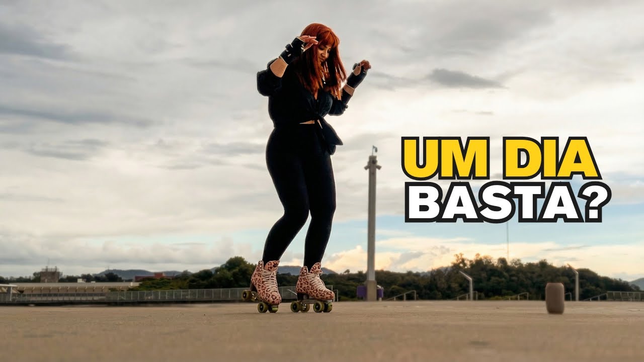Coreografia de patins em 1 dia | Processo, erros e diversão