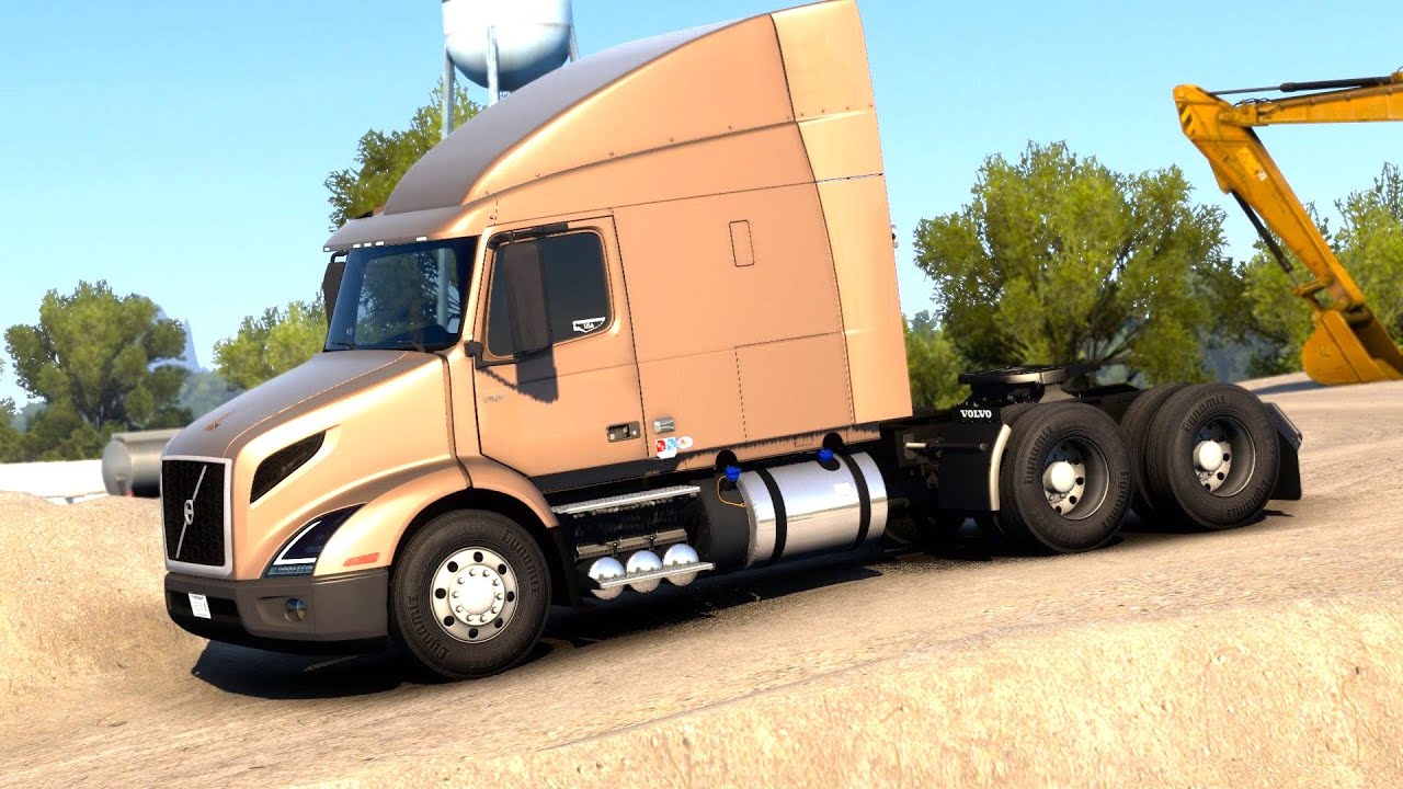 American Truck Simulator - Volvo VNR Transporting Cement