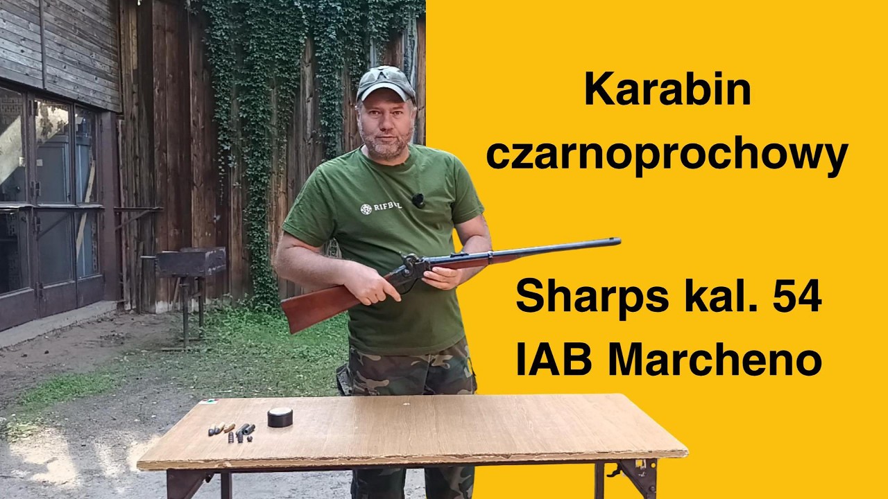 Karabin czarnoprochowy Sharps kal. 54 IAB Marcheno