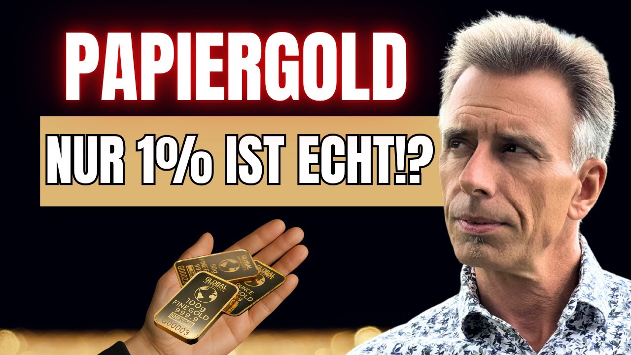 Papiergold vs echtes Gold: Was ist wirklich sicher?