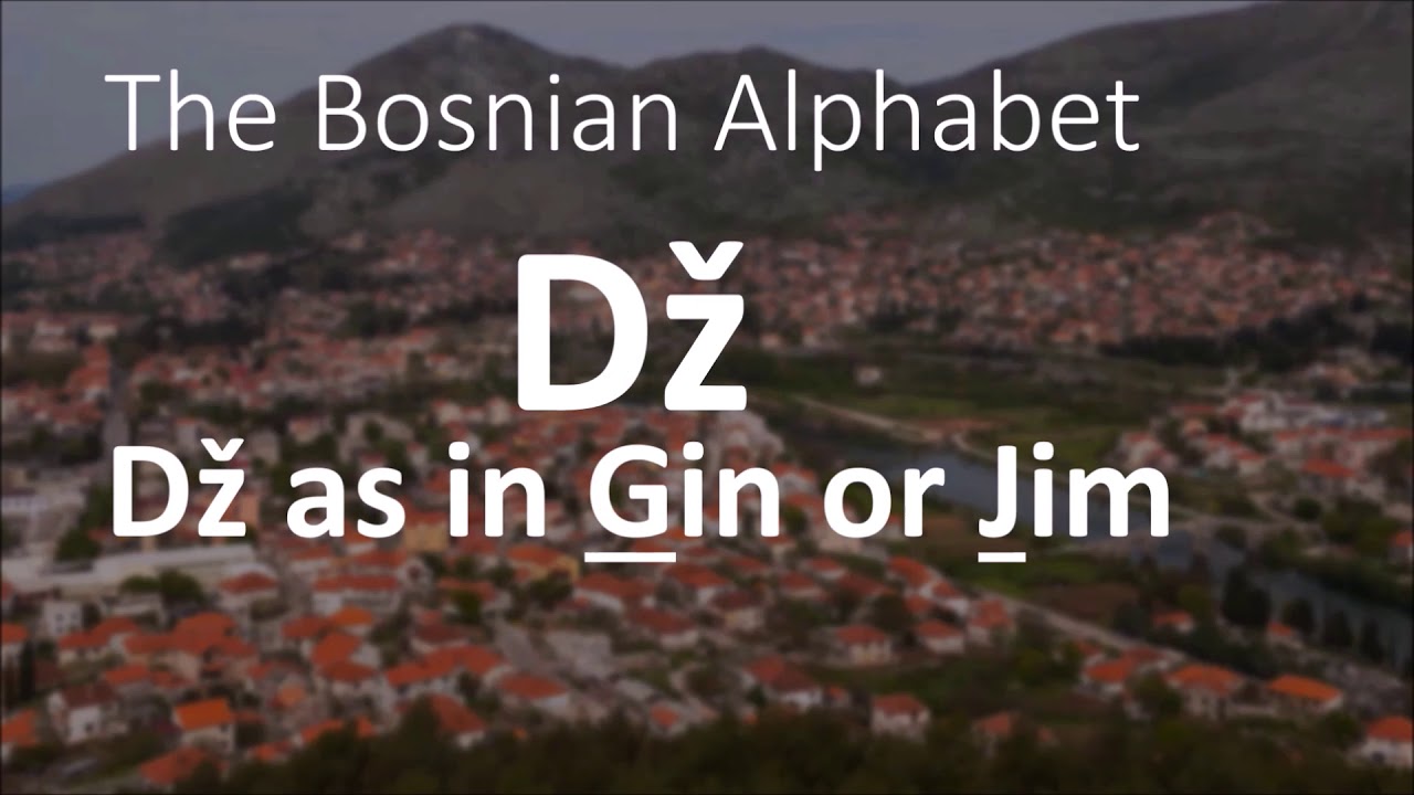 Bosnian Alphabet