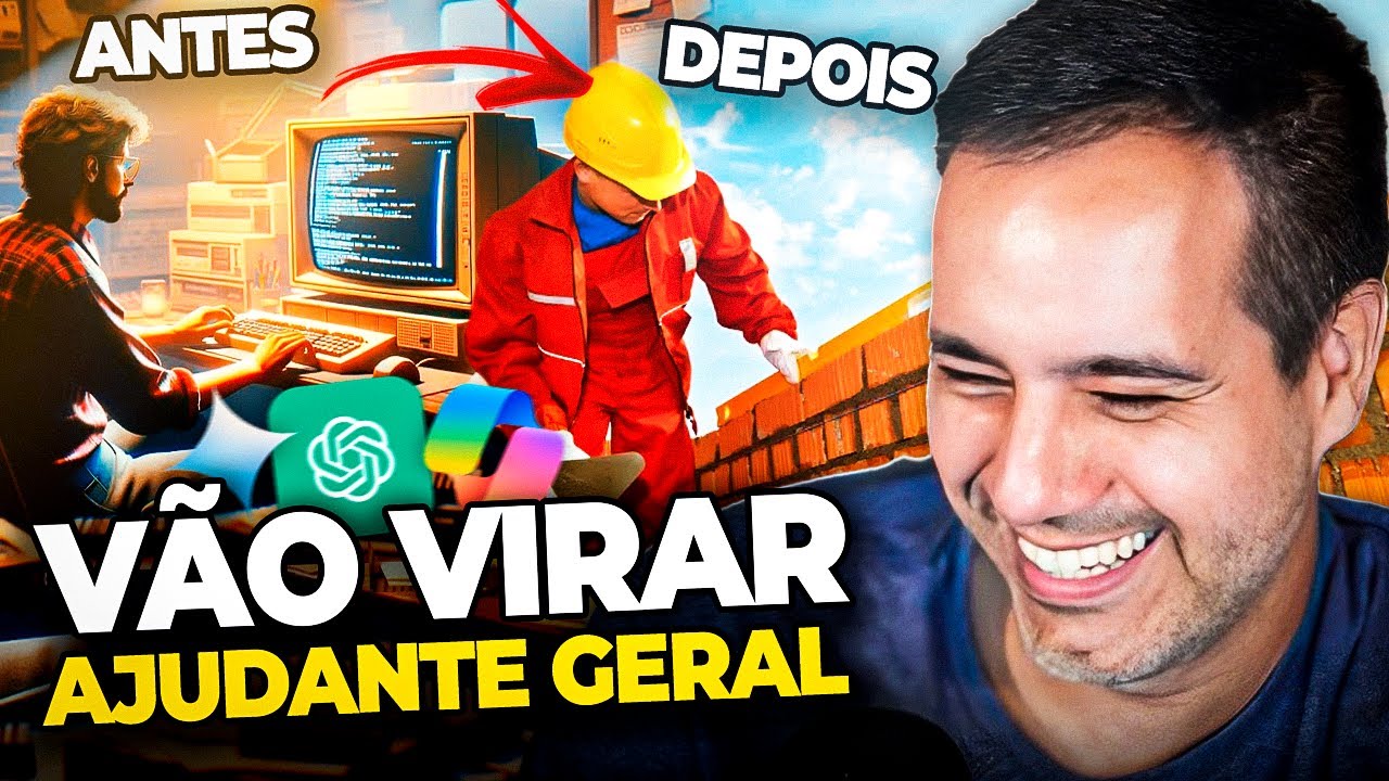 IA vai ACABAR com programadores - Vai todo mundo virar PEDREIRO!