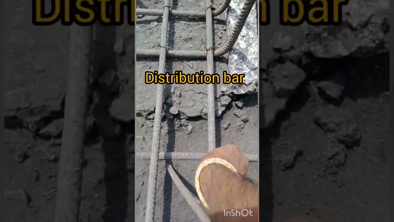 Main bar || Distribution bar || #civilengineering #video #viral #fact