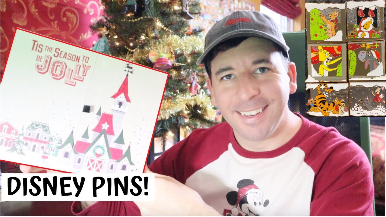 DISNEY PINS 2019 ADVENT CALENDAR! Christmas Countdown - All 24 Pins