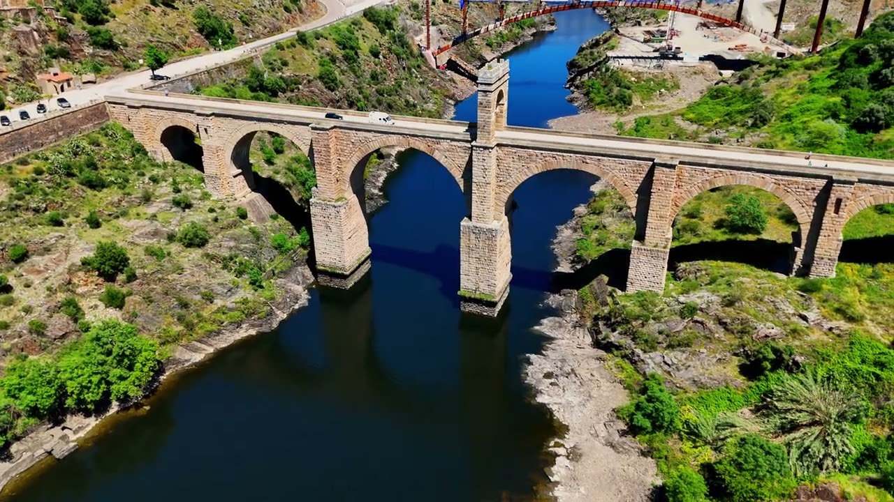 Drone - Extremadura: Puente de Alcántara;  Monsanto: ‘House of the Dragon’ film location