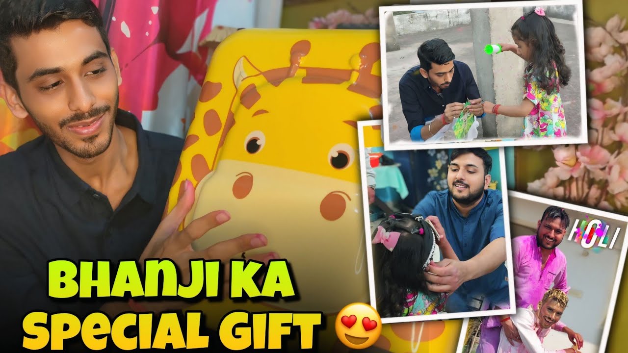 Holi Vlog | Sabke liye yeh liya😍 | Bhanji Ke Liye Special Shopping 🎁
