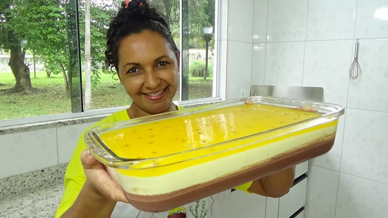 GELADO DE CHOCOLATE COM MARACUJA, SOBREMESA PARA O NATAL #receitas