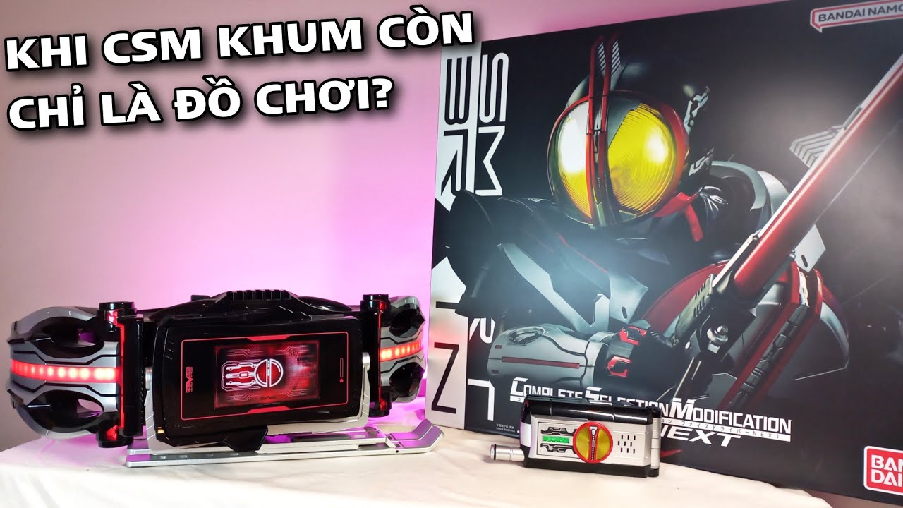 Review CSM Faiz Driver Next: Kẻ Nâng Tầm Đồ Chơi Siêu Nhân? Kamen Rider Faiz 20th
