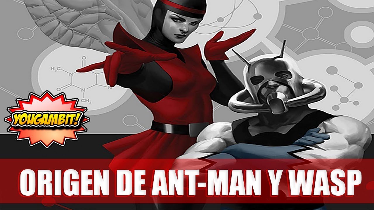 VIDEOCOMIC: EL PROFUNDO ORIGEN DE ANT-MAN (Hank Pym) Y WASP (Janet Van Dyne) - Historia Completa