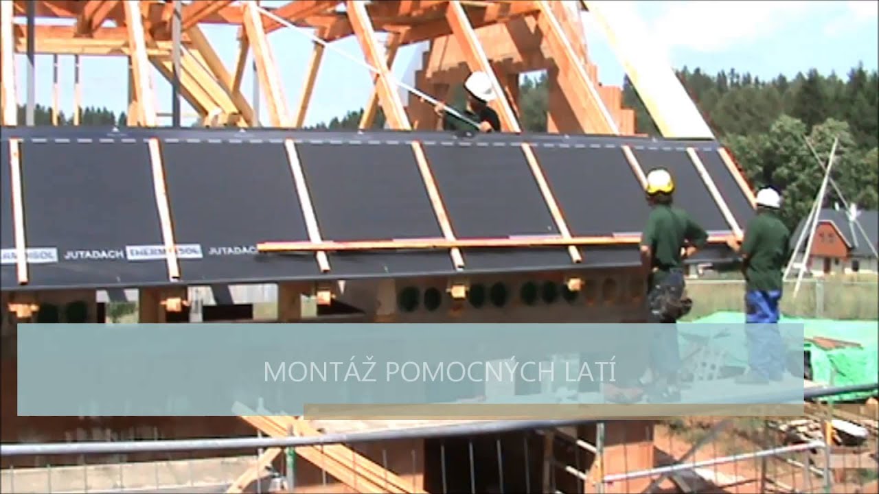 MONTÁŽ PODSTŘEŠNÍ FÓLIE - DOPLŇKOVÉ HYDROIZOLAČNÍ VRSTVY JUTADACH THERMOISOL TRUTNOV 2013