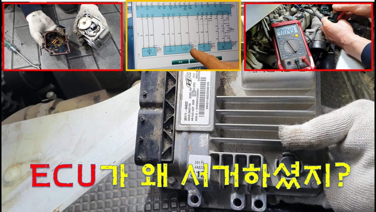 차정비TV103회-엔진 ECU가 서거하셨는데 이유가 궁금합니다 - 울산언양 서부카