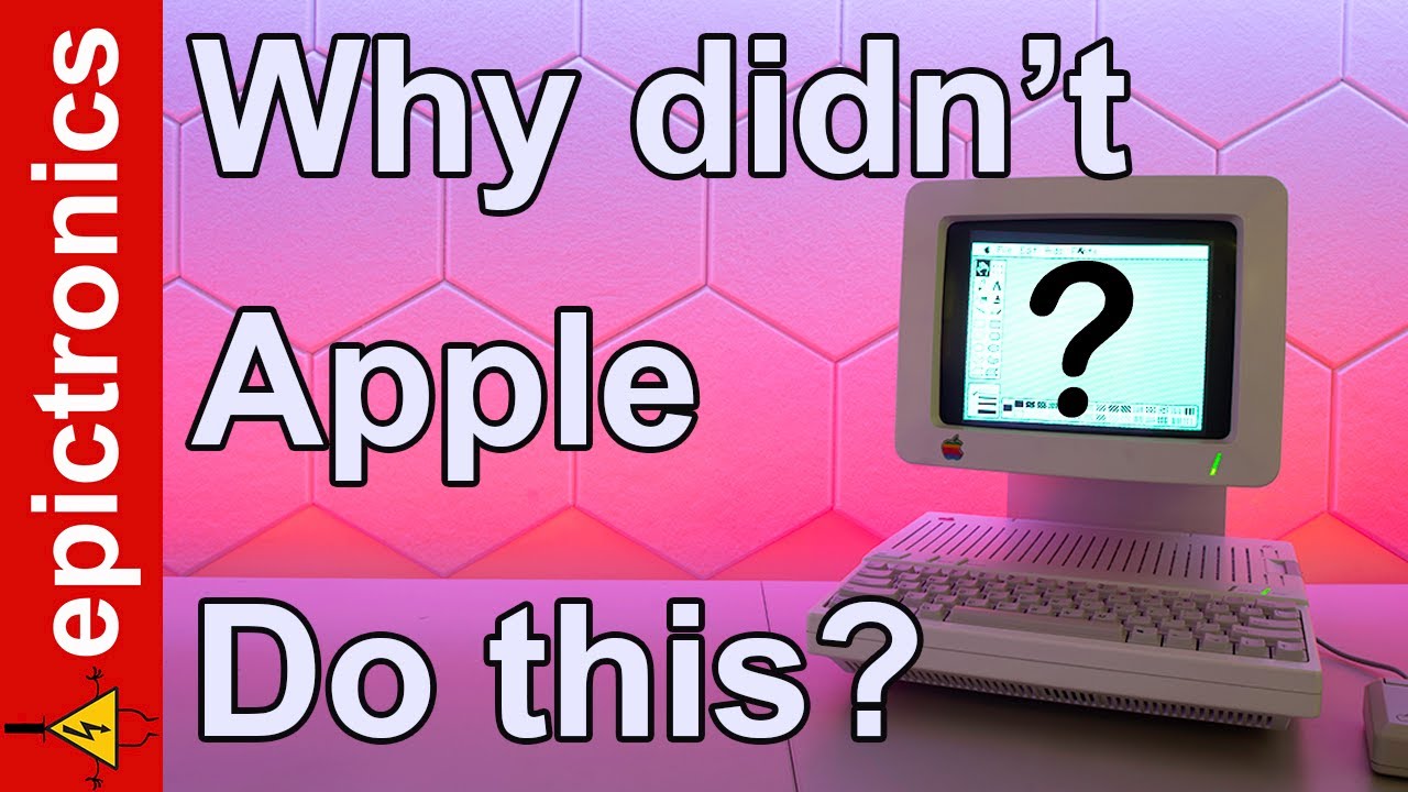 Apple IIc Tube swap. It looks awesome! Is this a world first?