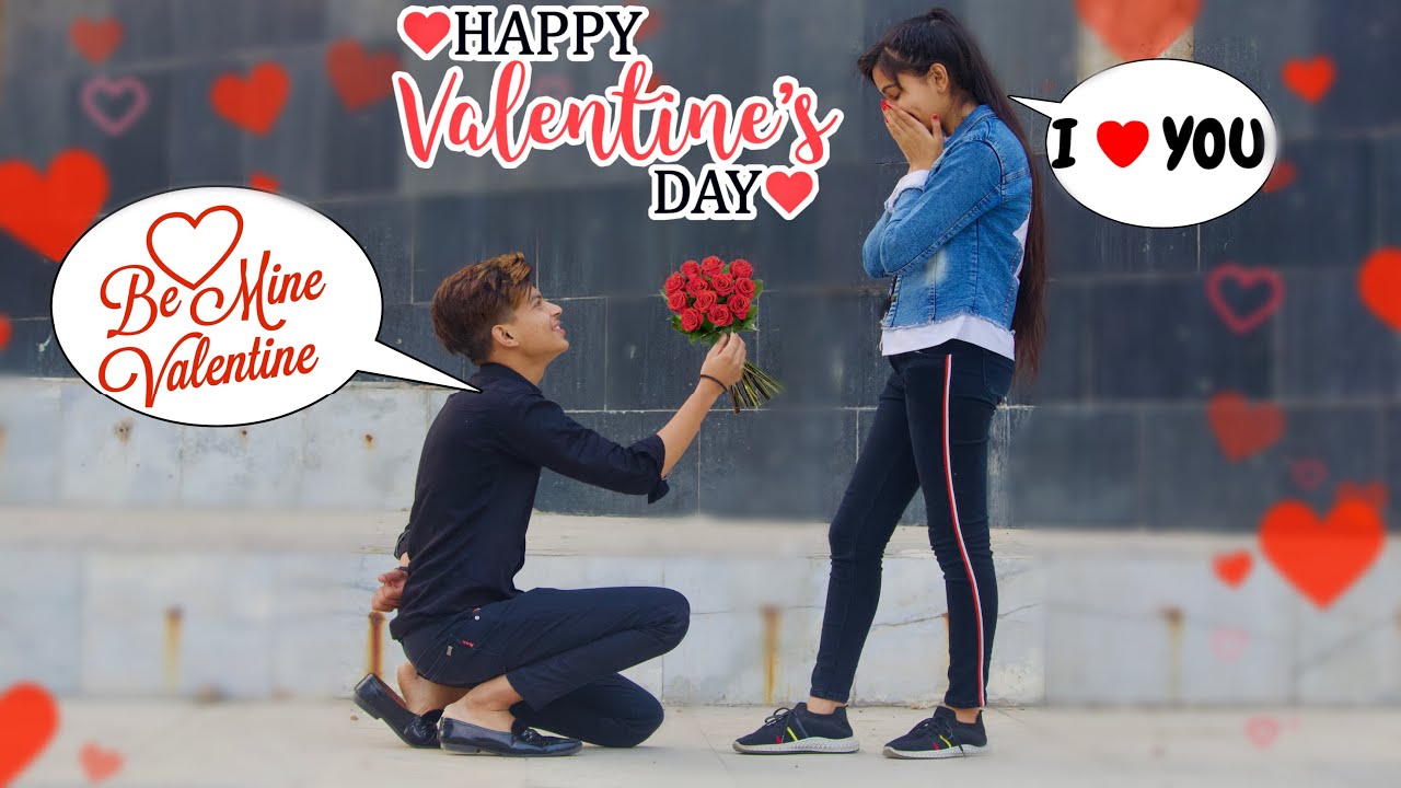 Valentine Day Special Prank || Proposing My Crush ( Gone Romantic❤️) || Shahfaiz World