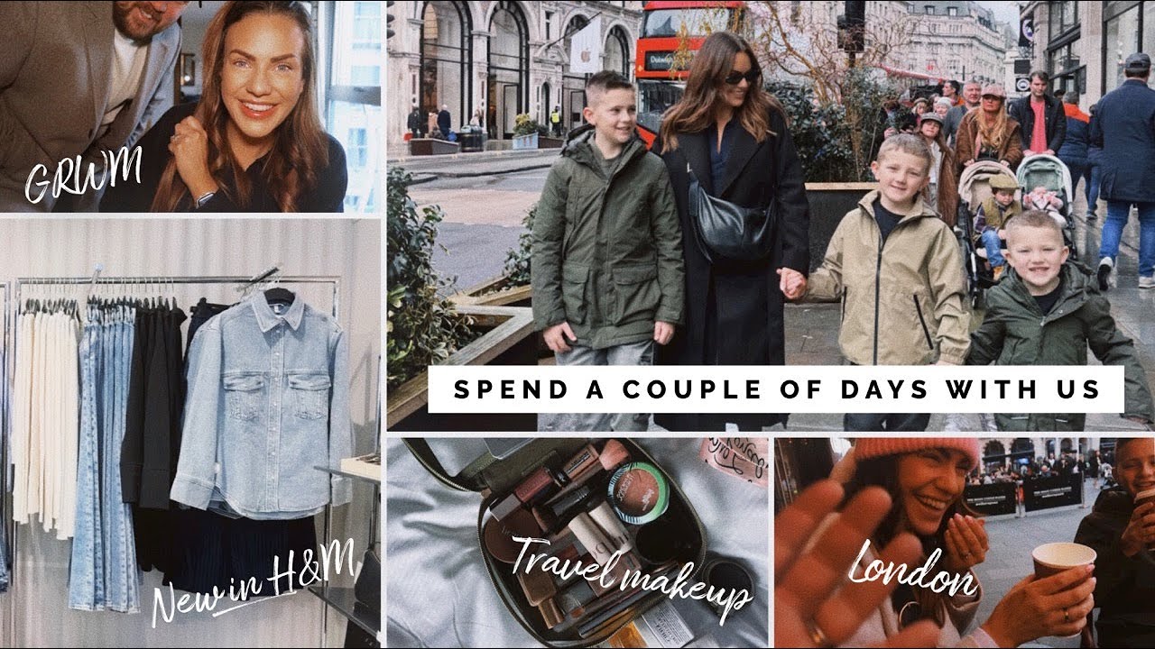 WHAT’S NEW IN H&M, WHAT'S IN MY TRAVEL MAKEUP BAG AND LONDON WITH THE KIDS
