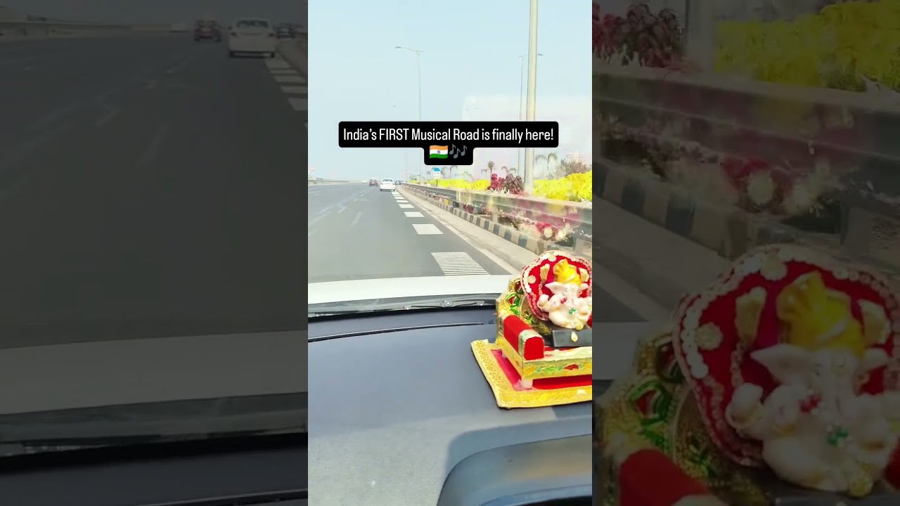 India&rsquo;s FIRST Musical Road! 🇮🇳 Jai Ho on Mumbai Coastal Road #Shorts #Mumbai