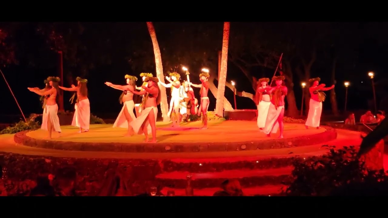 Enjoying the old Lahaina Luau 2023! 🌺🌴 #HawaiianCulture #IslandLife