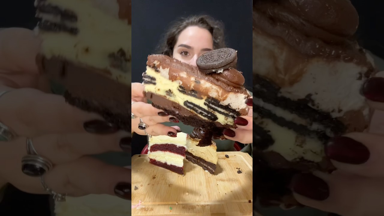 trying cheesecakes from the Cheesecake Factory! 