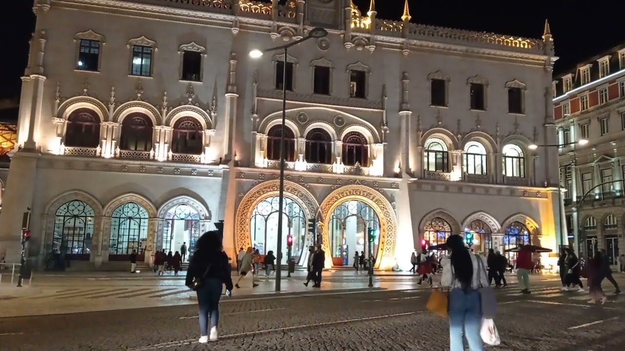 Lisbon, Lisboa Portugal 🇵🇹 Rossio Train Station 🇵🇹