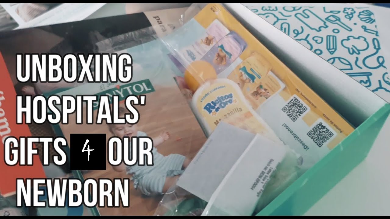 UNBOXING GIFTS OUR NEWBORN GOT FROM THE HOSPITAL!! 🎁 💙