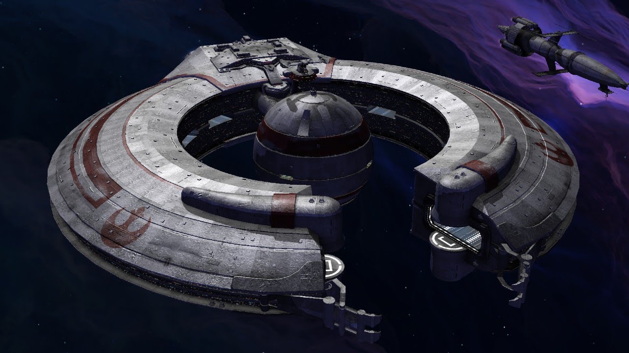 Rebel Lucrehulk Lead The Fight Against Empire Fleet - Star Wars: Empire at War Remake AI Battles
