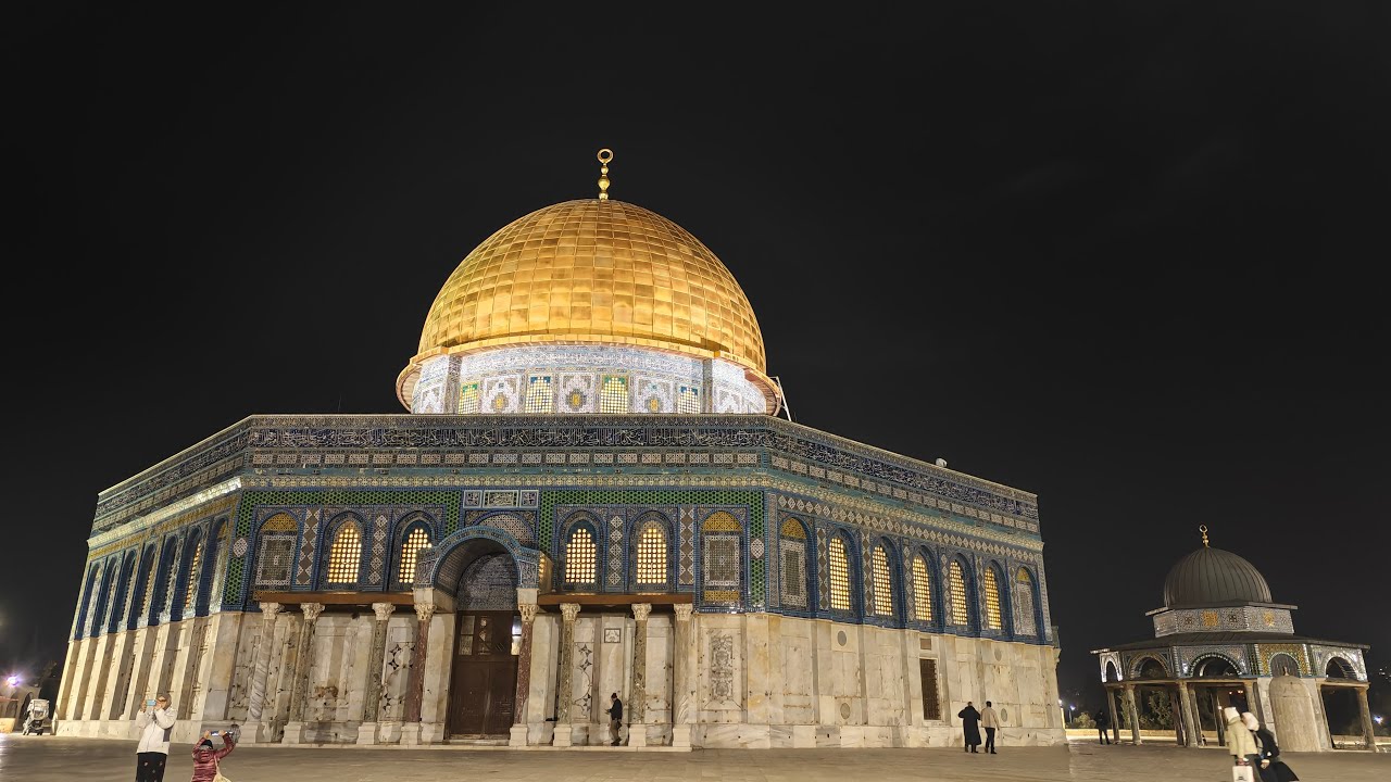 19.1.2026 أذان و صلاة العشاء من المسجد الأقصى المبارك Isha prayer from the blessed Al-Aqsa Mosque