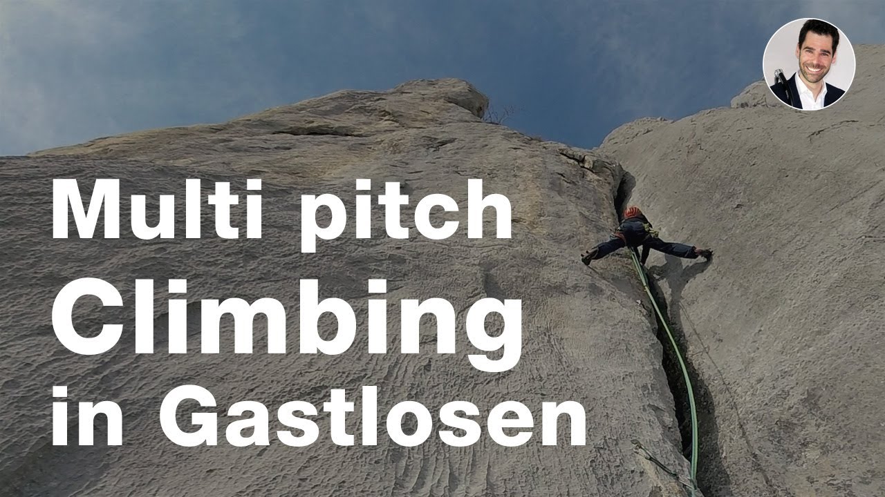 Multi-pitch climbing in Gastlosen