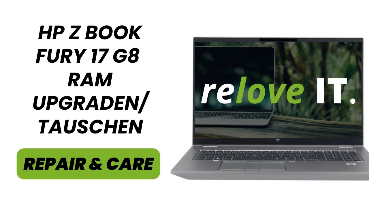 HP ZBook Fury 17 G8 RAM upgraden/tauschen 